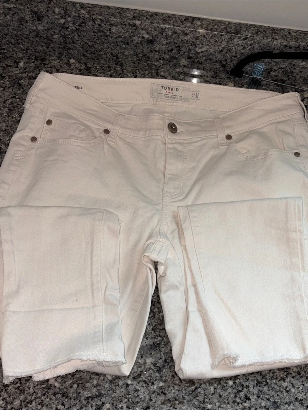 White Women's Jeans - Classic Fit - Picture 7 of 14